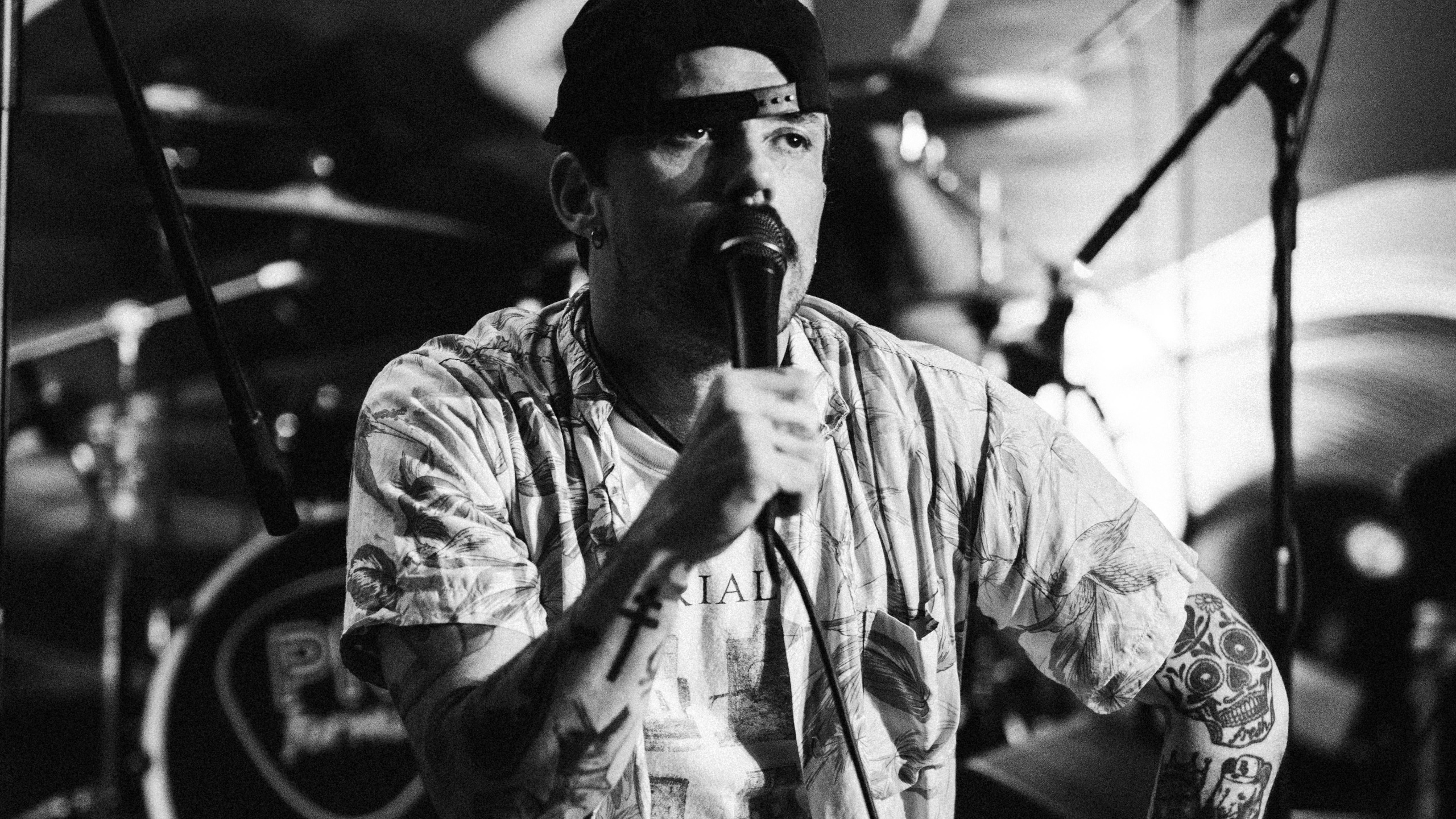 Idles frontman Joe Talbot performing at PRS for Music Presents