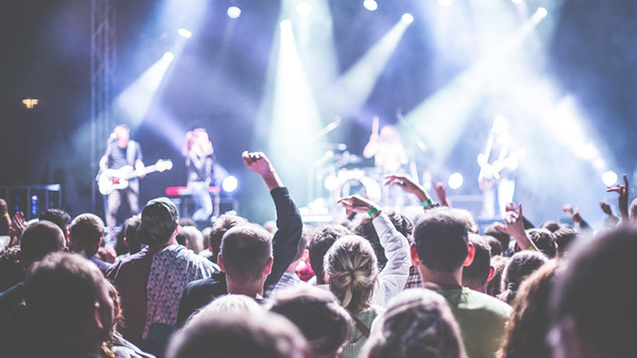 Gig crowd - The Department of International Trade roadshow