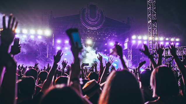 Music festival - gig - crowdFestival - live music, crowd, heart