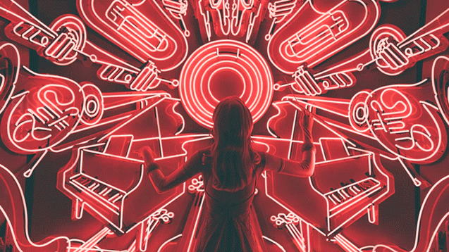 neon music