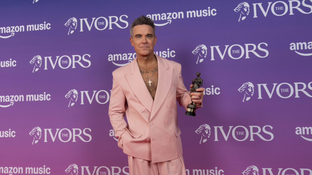 Robbie Williams at The Ivors 2025